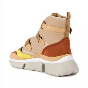 Chloe Sonnie Sneakers, 38 maple pink